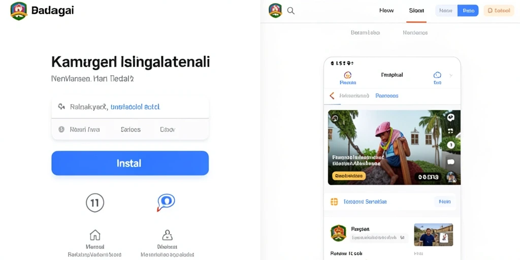 Tampilan awal yang menarik dan informatif.