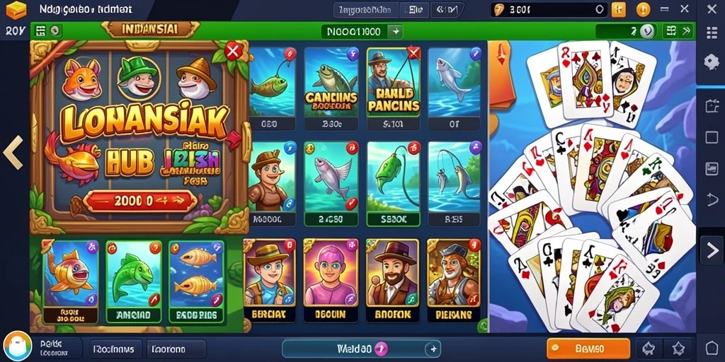 Tampilan menu utama yang intuitif dan menarik.
