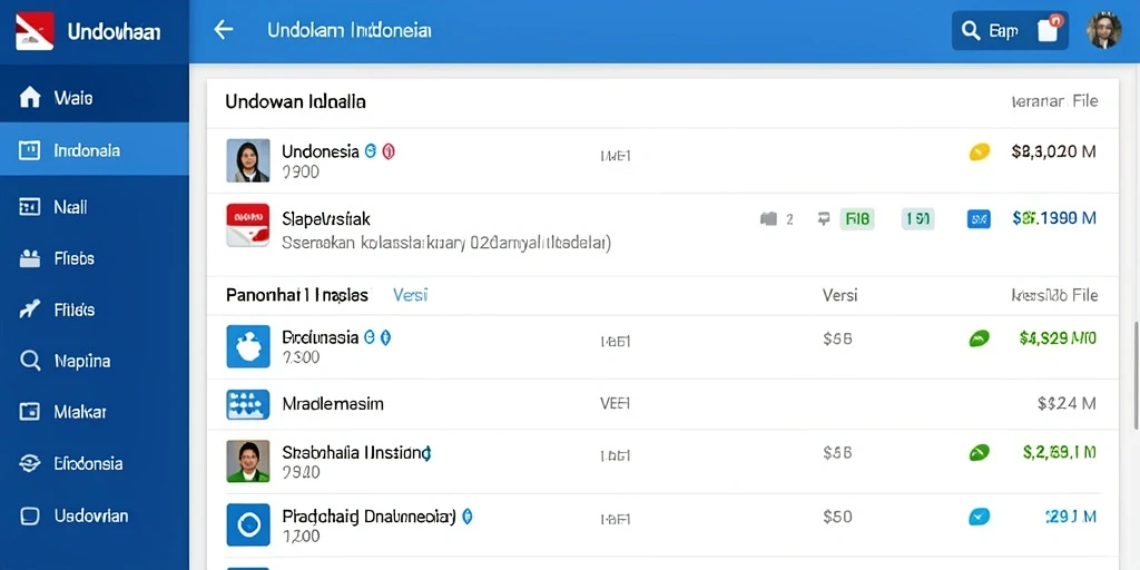 Tampilan utama aplikasi QQ222 yang menarik dan mudah dinavigasi.