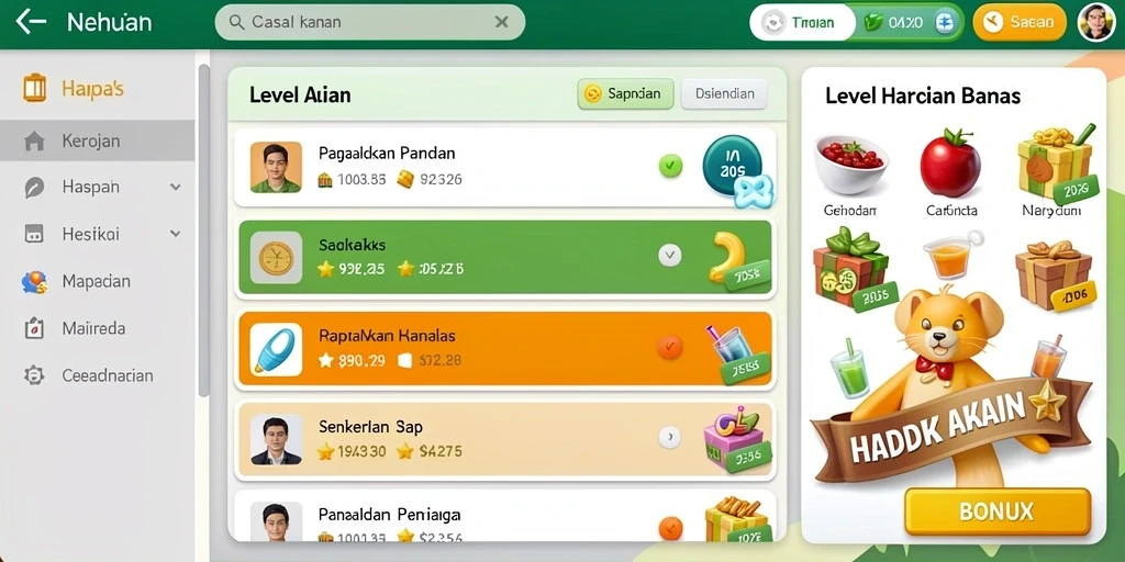 Tampilan utama SULEBET yang menarik dan mudah dinavigasi.