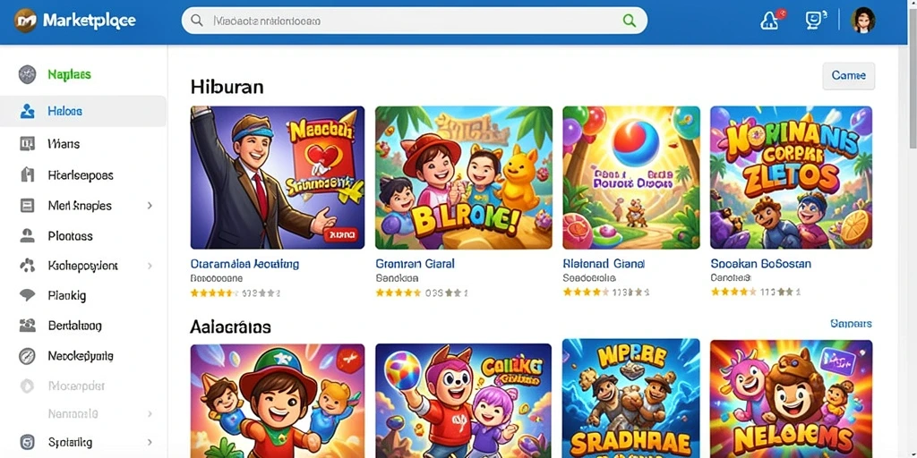 Tampilan antarmuka pengguna yang menarik.