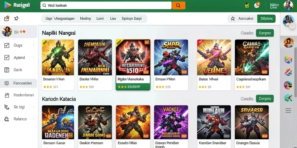 Tampilan utama WAKTOGEL dengan berbagai pilihan permainan.