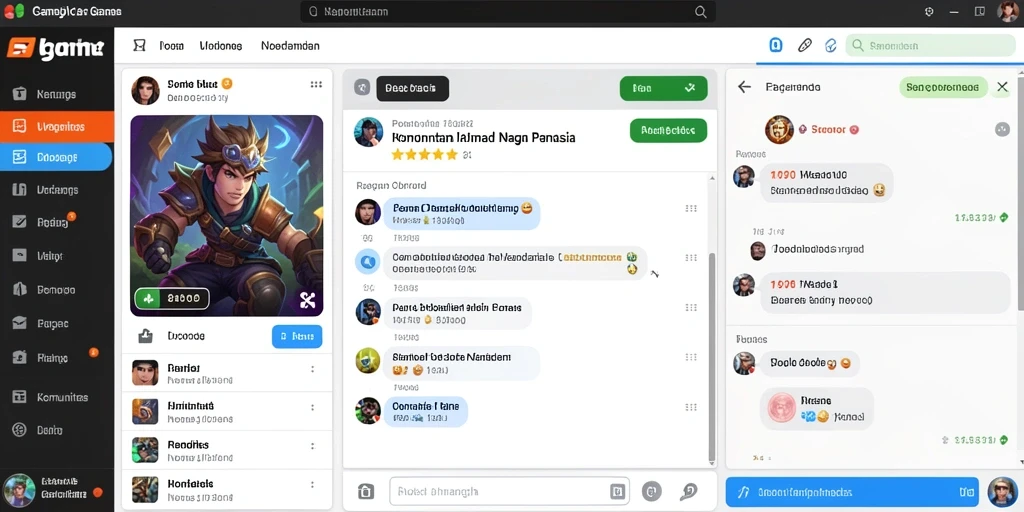 Tampilan awal yang menarik dengan grafik cerah.
